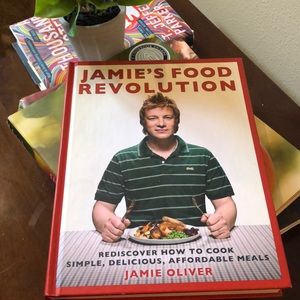 “Jamie’s Food Revolution “ hardback popular cookbook